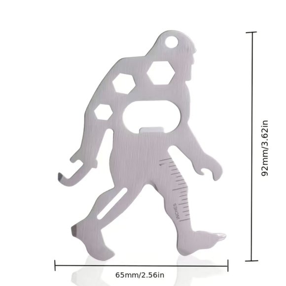 Bigfoot / Sasquatch Multi-function Tool & Bottle Opener - Picture 2 of 5